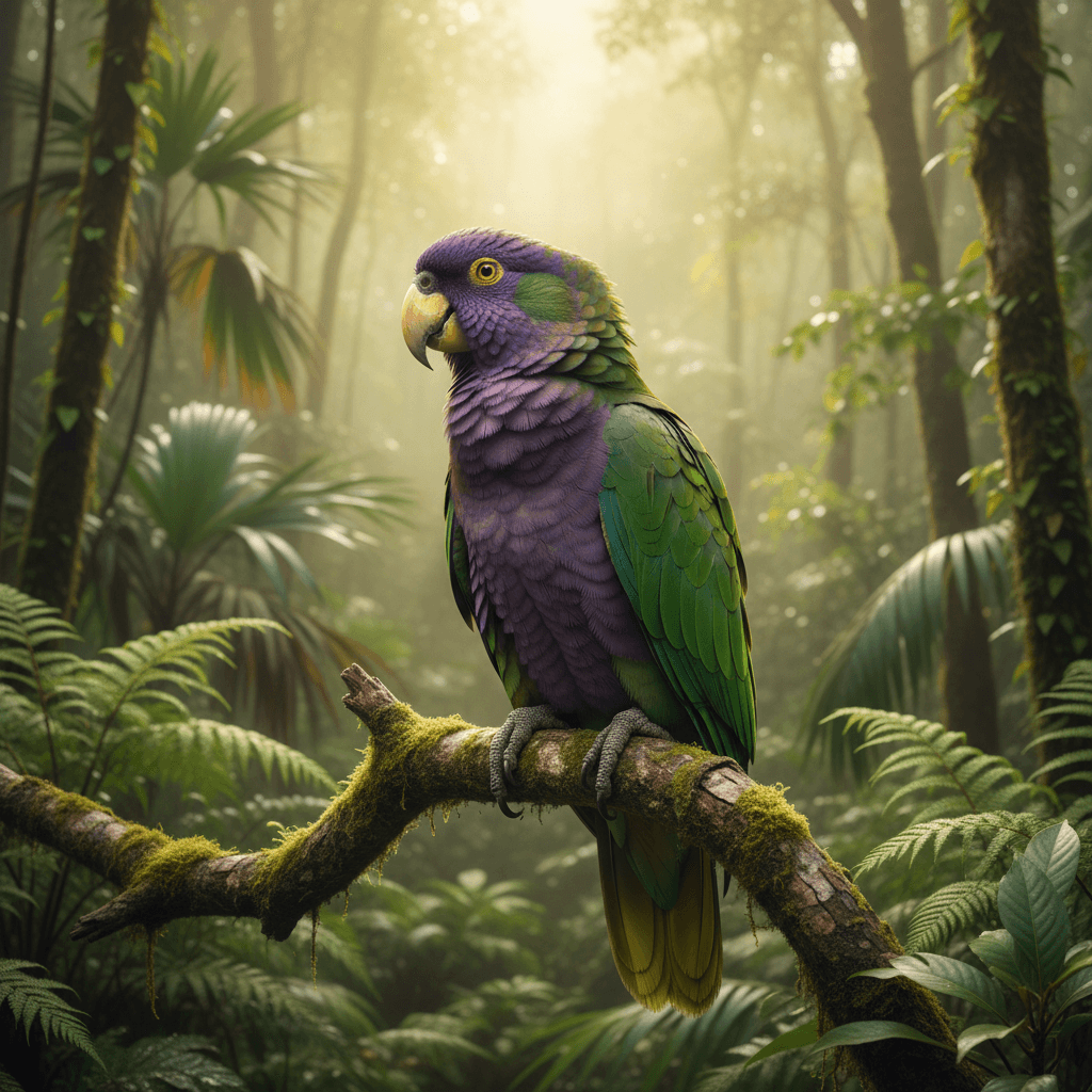 The Sisserou parrot — Dominica's national bird